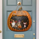 Playful,Halloween,Pet Lovers,Vector - Welcome Foolish Mortals Pet Lovers - Personalized Custom Shaped Wood Sign