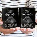 Custom Photo Baby Bump Is Brewing - Pregnancy Gift For Mom - Personalized Mug