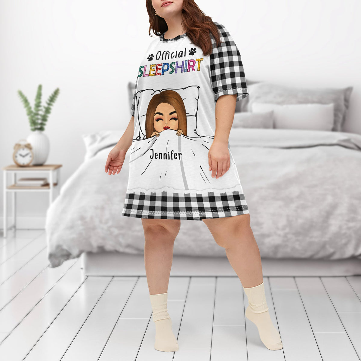 Official Sleepshirt - Gift For Women - Personalized Women's Sleep Tee