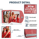Custom Photo Mom I Love You - Gift For Mother - Personalized Mini Photo Album Keychain