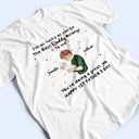 Our First Father's Day Together - Personalized Combo T Shirt And Baby Onesie