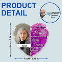 Custom Photo Still Live On The Hearts Christmas - Personalized Heart Shaped Glass Ornament