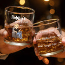 Gift For Couples, Gift For Husband, Gift For Boyfriend, Gift For Father - Grandpa Daddy Husband's Sippy Cup - Personalized Whiskey Glass
