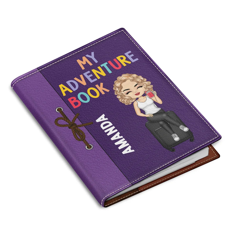 Travel, Gift For Yourself - My Adventure Book - Personalized Passport Cover, Passport Holder
