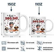 Dog Lovers,Dog Mom,Dog Dad,Pet Lovers - Best Dog Mom Dog Dad 3D - Personalized Mug
