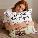 Top Market,Reading,Gift For Yourself,Gift For Women,Happy - My Reading Pillow Reading Girl With Birth Month Flower - Personalized Pocket Pillow