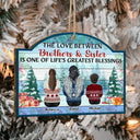 Greatest Gift Our Parents Gave Us - Christmas Gift For Family, Sibling, Brothers, Sisters, Grandparents - Personalized Custom Shaped Wooden Ornament