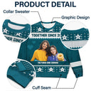 Custom Photo Version 2 - Holiday Gift For Family, Couple, Dad, Mom, Grandpa, Grandma - Personalized Unisex Ugly Sweater