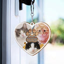 Custom Photo You Left Paw Prints On My Heart - Birthday, Loving Gift For Pet Lovers - Personalized Wooden Keychain