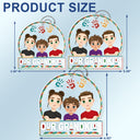 Flat Art My Grandkids Our Grandkids - Gift For Parents & Grandparents - Personalized Acrylic Car Hanger