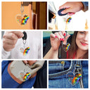 A Piece Of My Heart Is At The Rainbow Bridge - Pet Memorial Gift - Personalized Acrylic Keychain