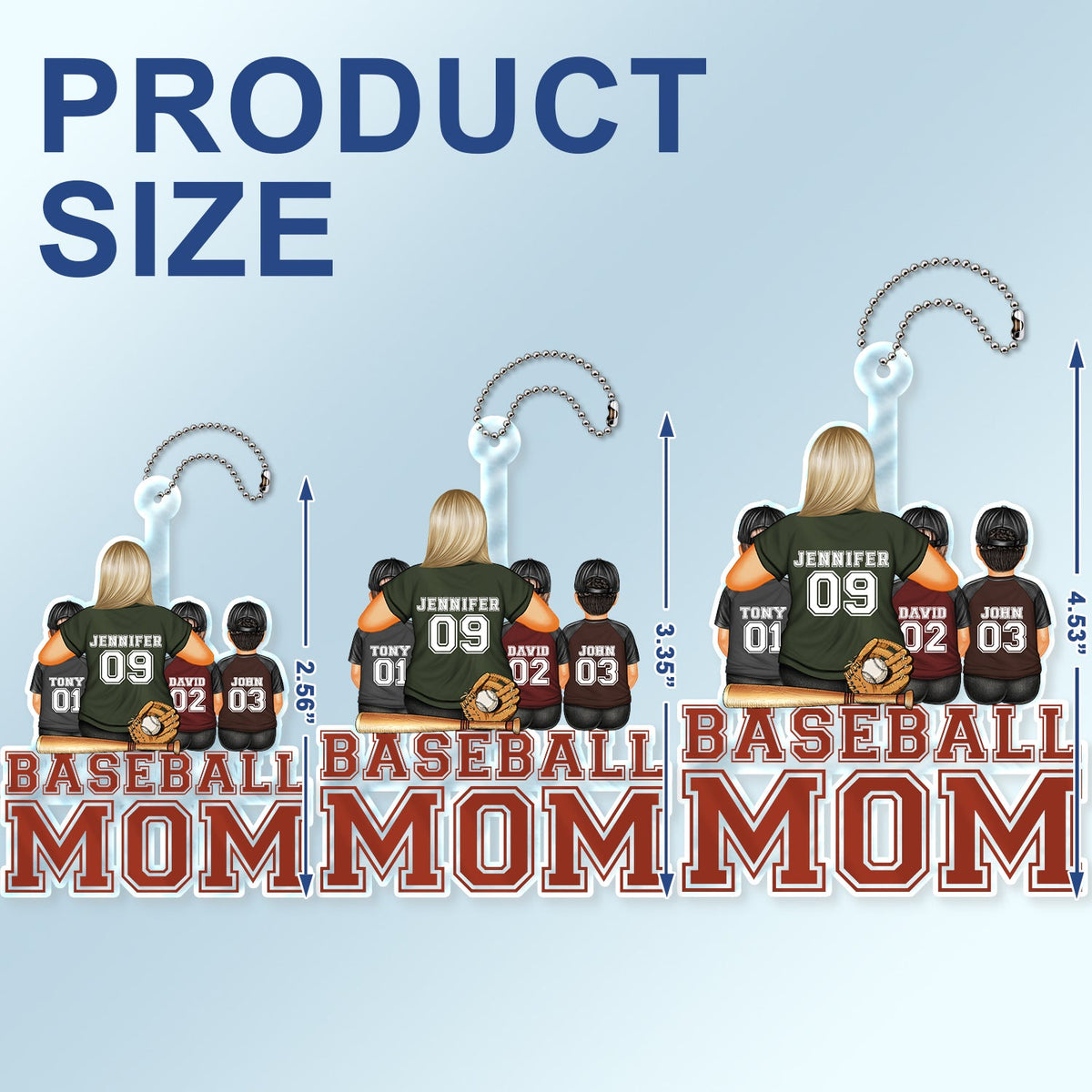 Baseball Softball Mom - Birthday, Loving Gift For Sport Fan, Mom, Mother - Personalized Acrylic Car Hanger