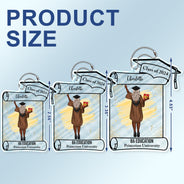 Graduation Appreciation - Graduation Gift For Friends, Family - Personalized Acrylic Car Hanger