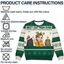 Best Cat Mom Ever Christmas - Personalized Unisex Ugly Sweater