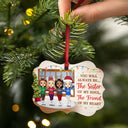 Best Friends Sister Of My Soul Friend Of My Heart - Christmas Gift For BFF - Personalized Custom Aluminum Ornament