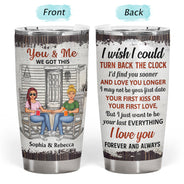 Family Couple I Choose You - Gift For Couples - Personalized Custom Tumbler
