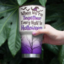 Witches Best Friends The Black Hat Sisterhood An Enchanting Fly By Night Group - Gift For Besties And Sisters - Personalized Custom 30 Oz Tumbler