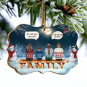 Family Memorial We Miss You - Christmas Gift For Family - Personalized Custom Wooden Ornament