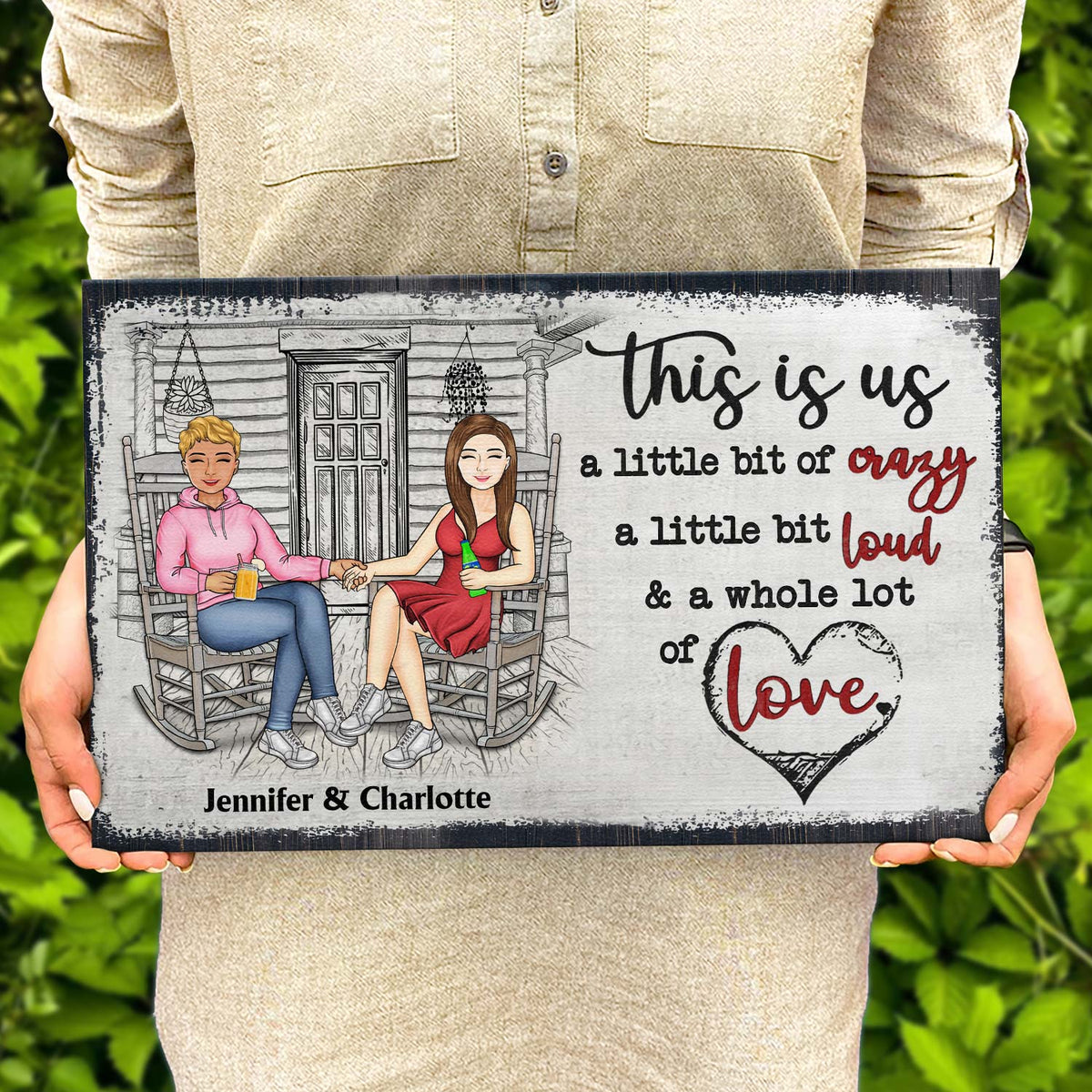 The Day I Met You - Anniversary, Birthday, Home Decor Gift For Spouse, Lover, Husband, Wife, Boyfriend, Girlfriend, Couple - Personalized Custom Wood Rectangle Sign