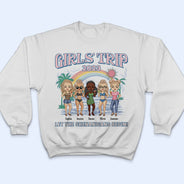 Girls Trip Let The Shenanigans Begin - Gift For Besties, Beach Lovers - Personalized Custom T Shirt