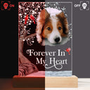 Custom Photo I'm Always With You - Memorial Gift For Family, Friends - Personalized 3D Led Light Wooden Base