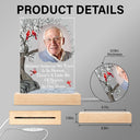 Custom Photo I'm Always With You - Memorial Gift For Family, Friends - Personalized 3D Led Light Wooden Base