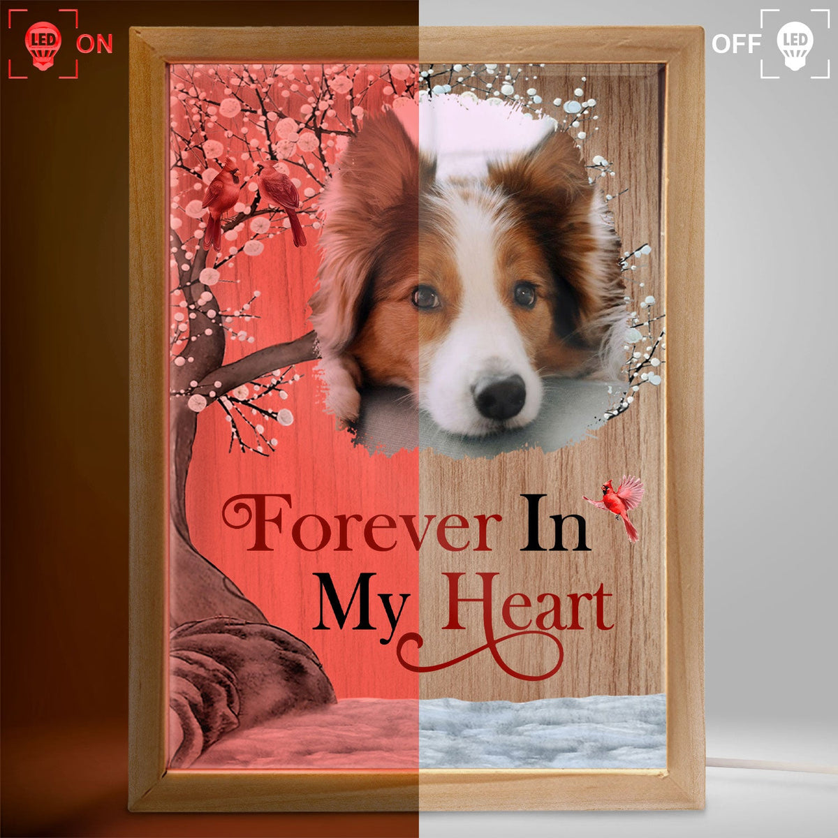 Custom Photo I'm Always With You - Memorial Gift For Family, Friends - Personalized Picture Frame Light Box