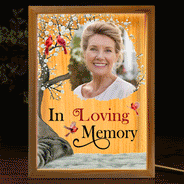 Custom Photo I'm Always With You - Memorial Gift For Family, Friends - Personalized Picture Frame Light Box