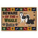 Beware Of The Wiggle Butt - Gift For Dog Lovers - Personalized Doormat