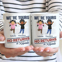 No Returns Or Refunds Funny Chibi Grandkids - Gift For Dad, Mom, Grandma, Grandpa - Personalized Mug