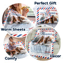 Custom Photo A Letter From Heaven Wrap Yourself Up - Memorial Gift For Family, Friend, Pet Lover - Personalized Fleece Blanket