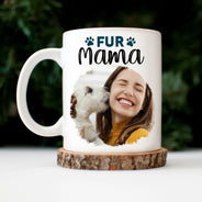 Custom Photo A Bond That Can't Be Broken - Gift For Dog Lovers, Dog Mom, Dog Dad - Personalized Mug