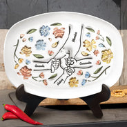 Hand In Hand, I Will Always Protect You - Gift For Mom, Grandma - 3D Inflated Effect Printed Personalized Plate