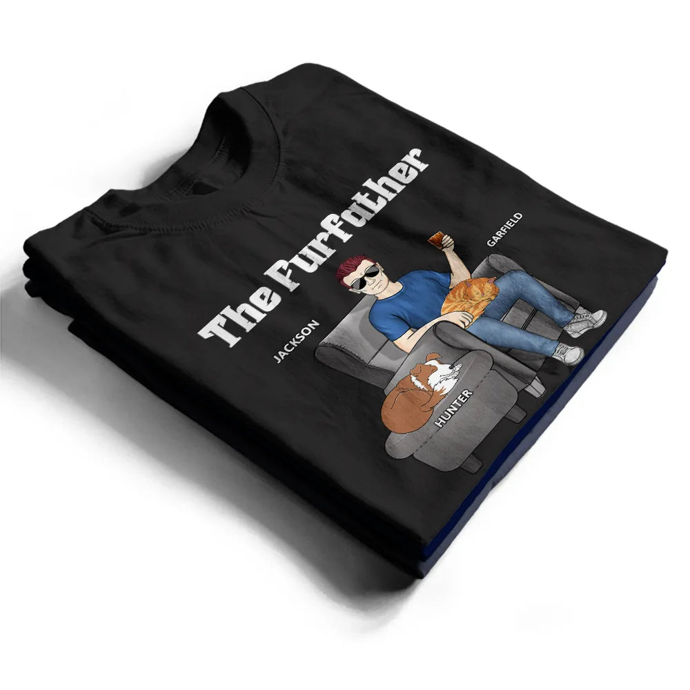 The Dogfather Best Dog Dad Ever - Personalized T Shirt