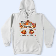 Gift For Grandma,Gifts For Her,Happy,Icon,Thanksgiving - Thanksgiving Gift For Grandma - Personalized One Thankful Grandma T Shirt