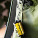 Custom Photo No Longer By My Side - Memorial Gift For Dog Lovers, Cat Lovers, Pet Lovers - Personalized Film Roll Keychain