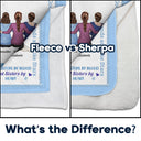 Best Friends Forever Connected By Heart - Loving Gifts For Besties - Personalized Fleece Blanket