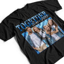 Custom Photo 90s Retro Vintage - Birthday, Anniversary Gift For Spouse, Husband, Wife, Couple - Personalized T Shirt