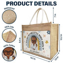 Teacher Helping Little Minds Grow - Personalized Jute Tote Bag