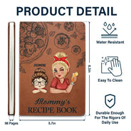 Grandma's Recipe Cookbook - Personalized Leather Journal