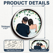 Gift For Husband,Gift For Wife,Gift For Boyfriend,Gift For Girlfriend,Gift For Couples,Love,Wedding,Engaged - Newly Engaged Couple The Best Is Yet To Come - Personalized 2-Layered Wooden Ring Dish