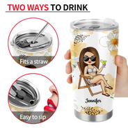 Sip Back And Relax - Personalized Tumbler