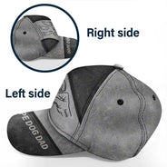 Dope Dog Dad Hand Paw Sketch - Personalized Classic Cap