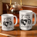 New Dad,New baby,New Mom,Happy - Custom Photo Baby Brewing Expecting Mom Parents - Personalized White Edge-to-Edge Mug