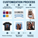 Custom Photo, Art Design, Gift For Couples, Humorous, Photo Collage - Custom Photo Collage Portrait Vintage Bootleg Shirt - Personalized T Shirt