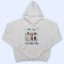 Traveling Bestie Oh Sip It's A Girl Trip - Gift For Bestie - Personalized Custom T Shirt
