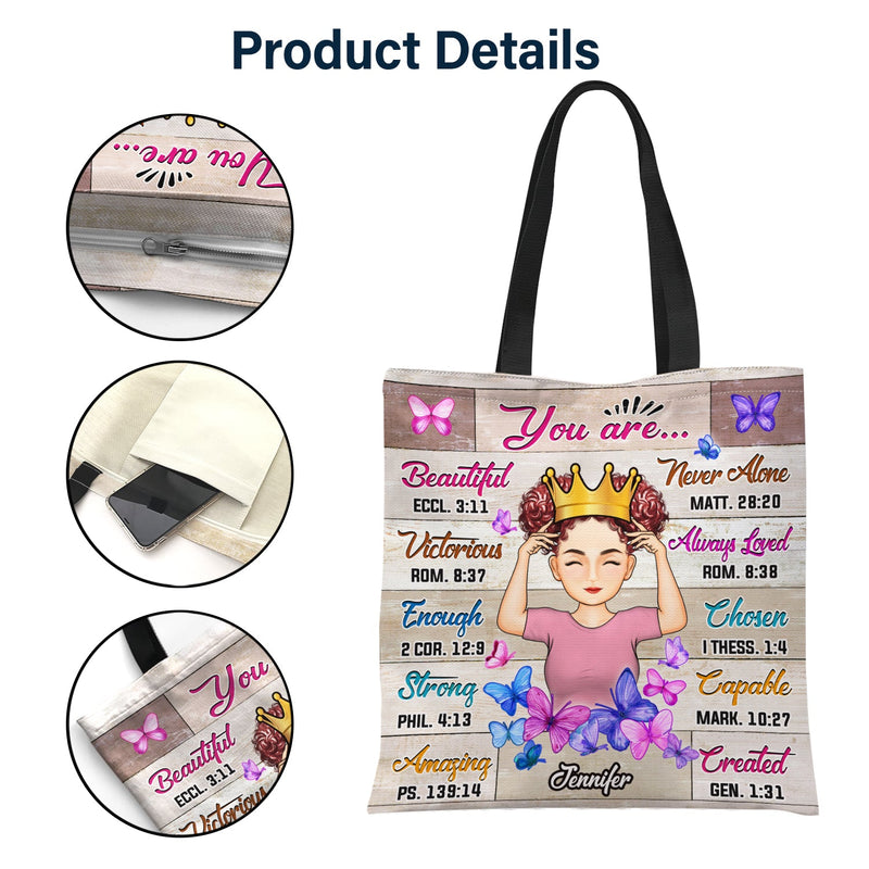 You Are Victorious - Gift For Kid, Back To School Gift - Personalized Custom Zippered Canvas Bag