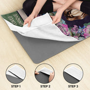 Yoga I Am Strong - Gift For Yourself, Gift For Women - Personalized Yoga Towel