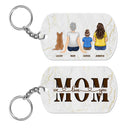 Backside Mom We Love You - Gift For Mother - Personalized Acrylic Keychain
