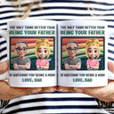 Gift For Father,Mom - Sons,Happy,Vector - Watching You Being A Dad Mom - 3D Inflated Effect Printed, Personalized White Edge-to-Edge Mug